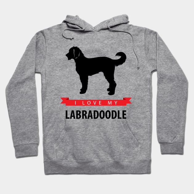 I Love My Labradoodle Hoodie by millersye